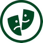 Theater or drama icon